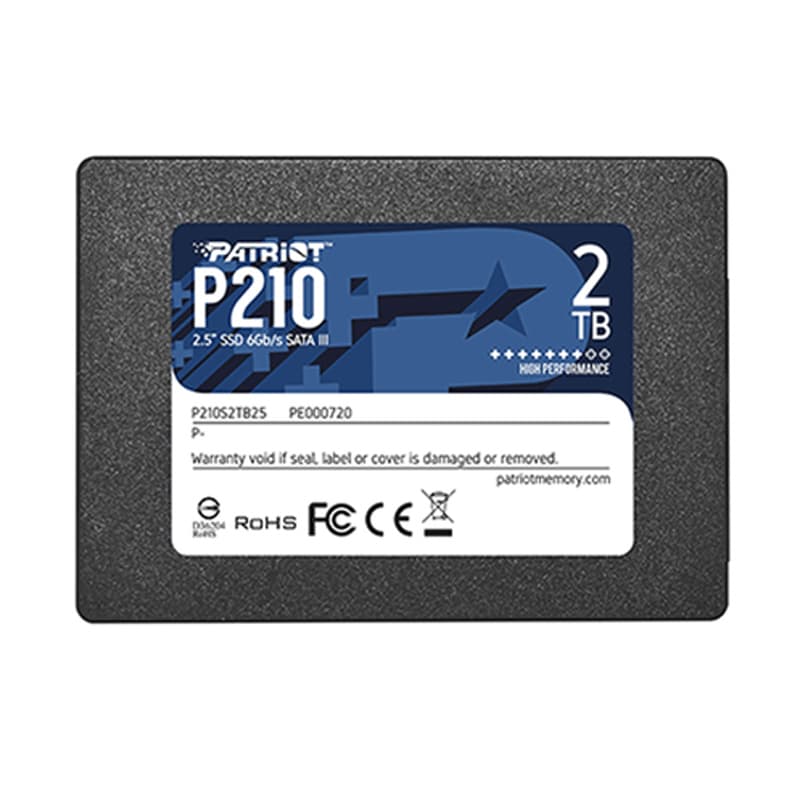 Ổ cứng SSD Patriot P210 2TB | SATA III, 2.5" (P210S2TB25)