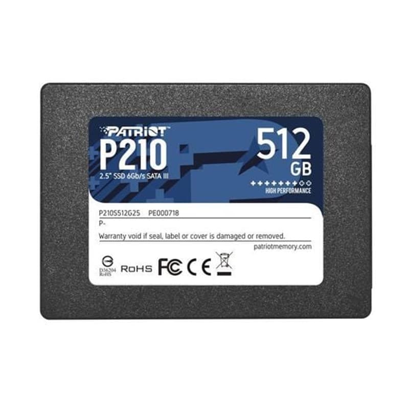 Ổ cứng SSD Patriot P210 512GB | SATA III, 2.5"