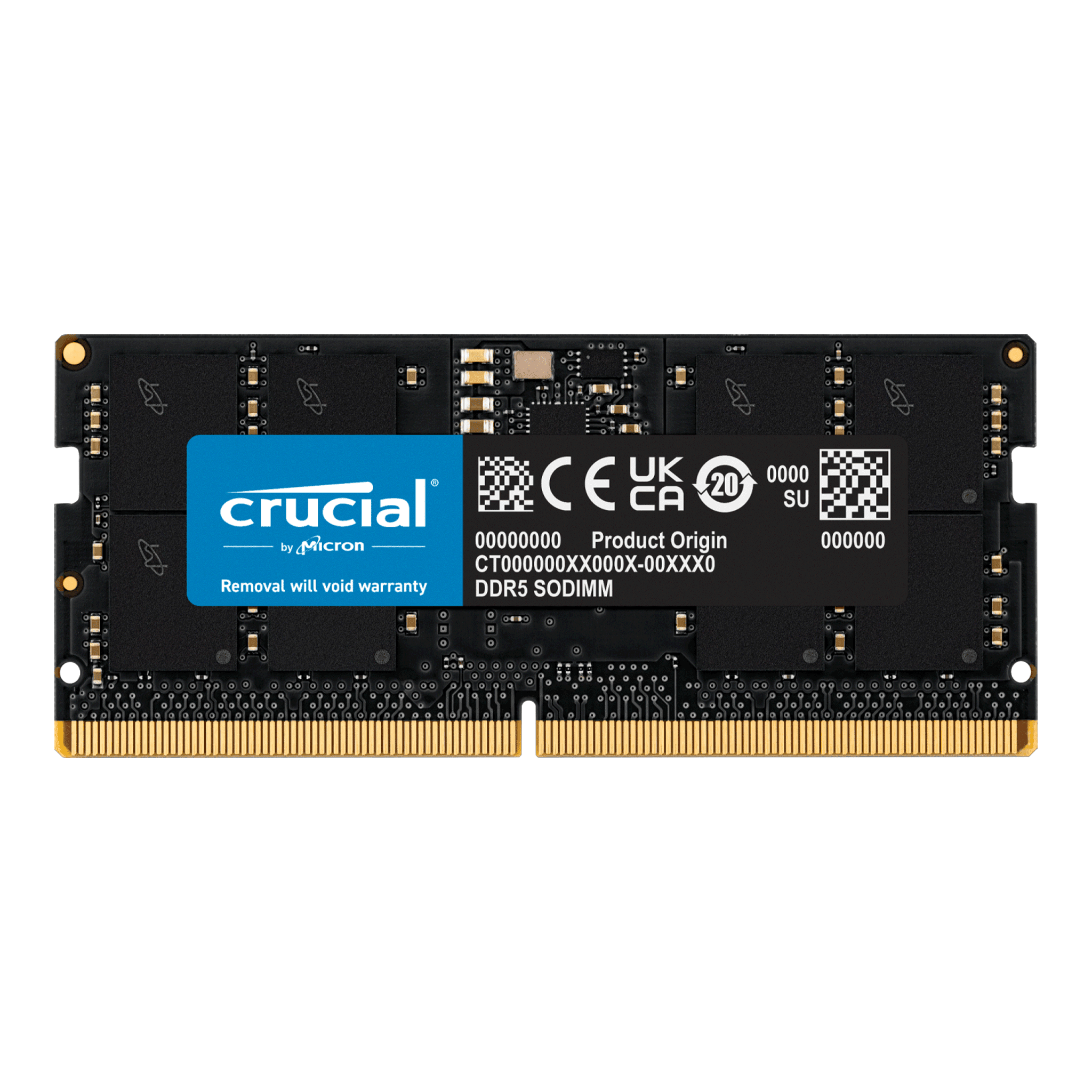 RAM Laptop Crucial 8GB DDR5 | (1x8GB), 5600MHz CT8G56C46S5
