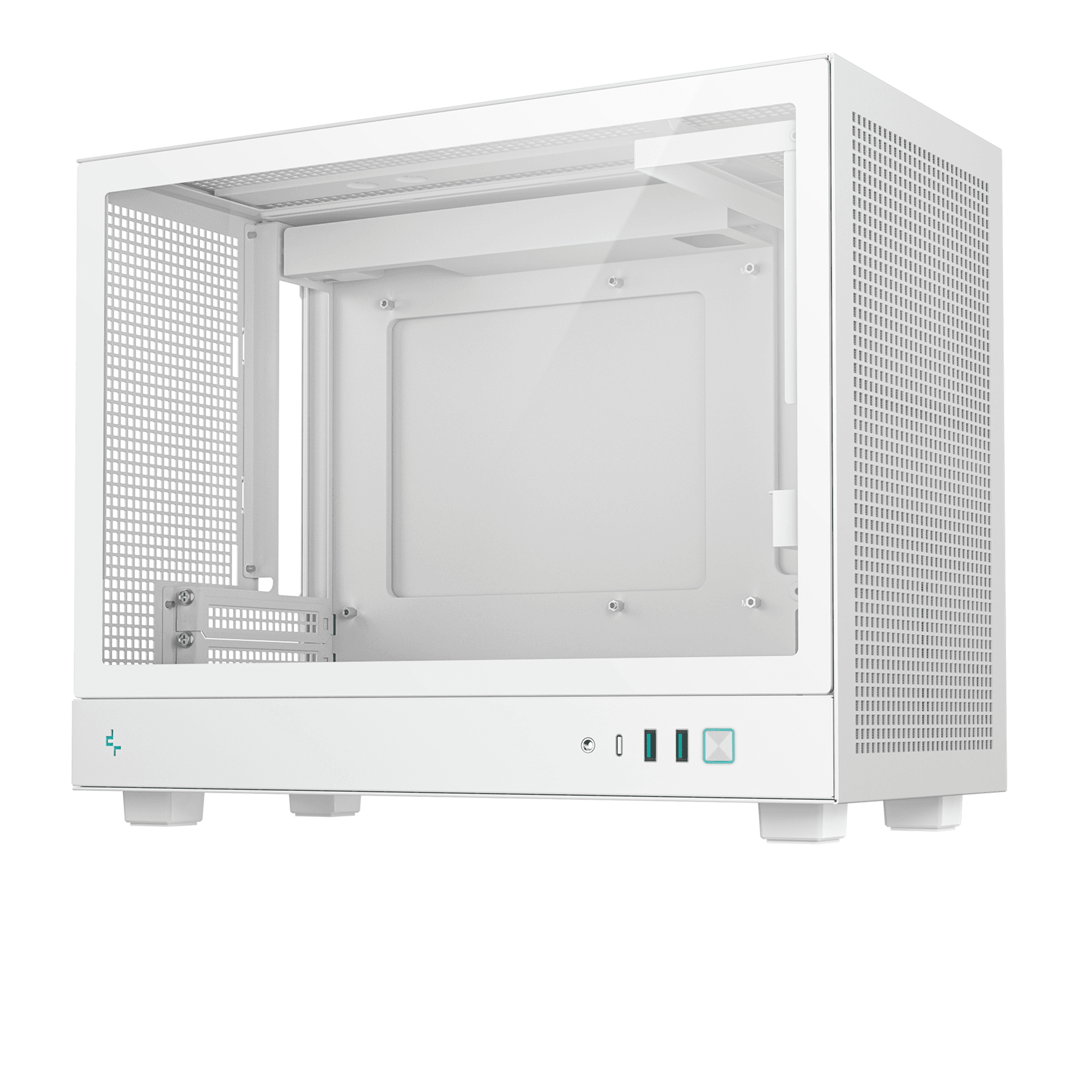 Case Deepcool CH160 Plus Micro ATX | không kèm Fan, Trắng