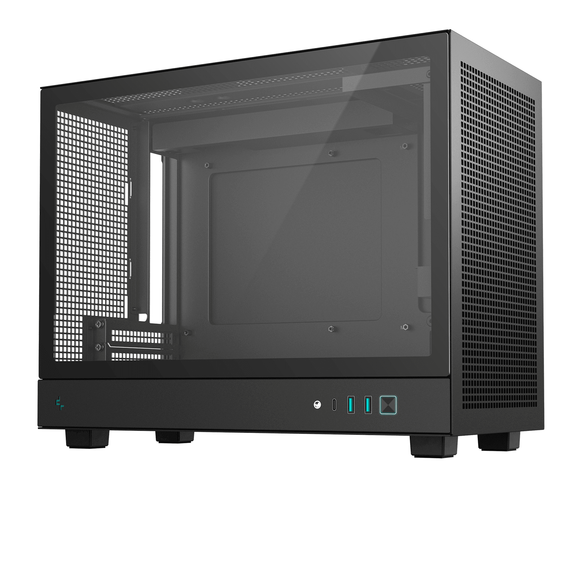 Case Deepcool CH160 Plus Micro ATX | không kèm Fan, Đen