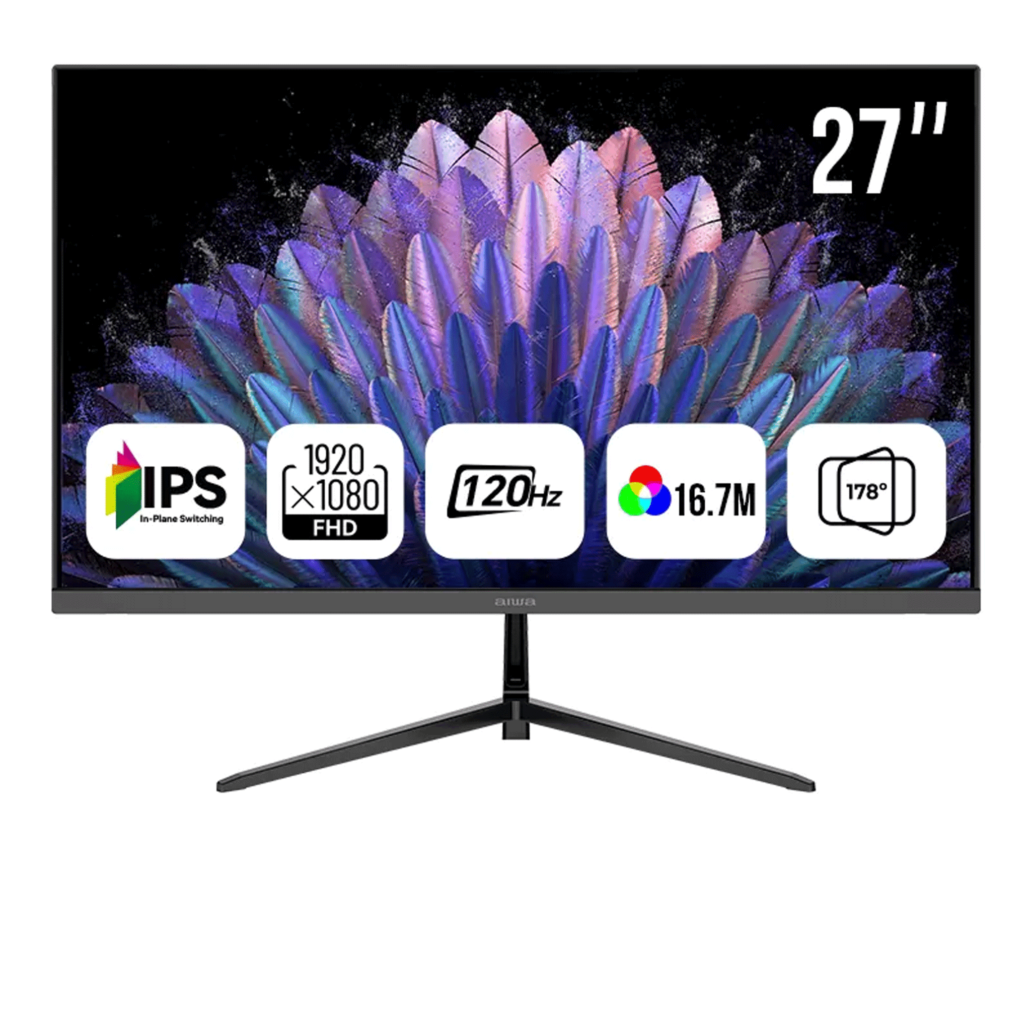 Màn hình Văn phòng Aiwa AW-MF2725-V | 27 inch, FHD, 120Hz, IPS