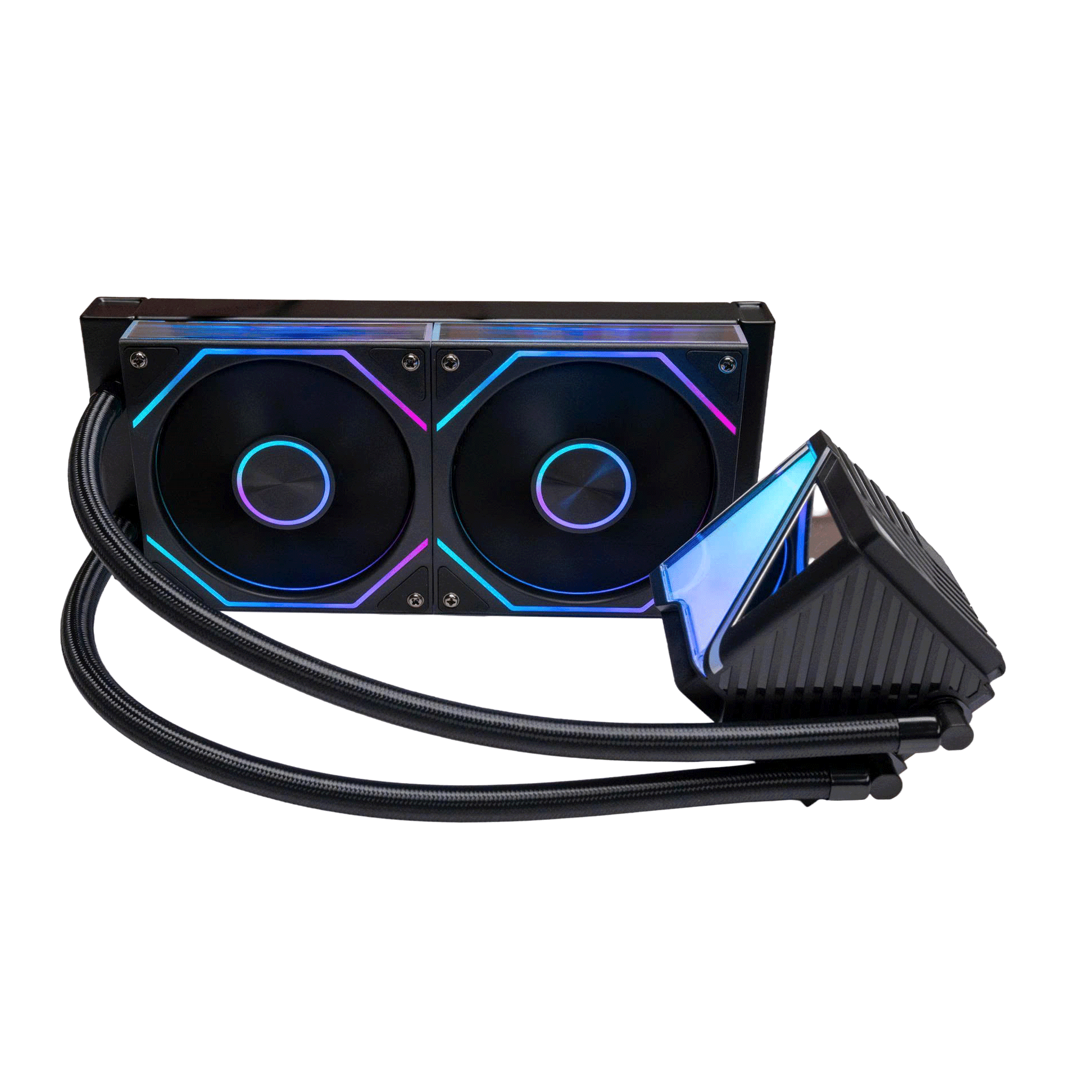 Tản nhiệt nước Leopard Stellar Realm 240 RS Black | ARGB Display, Đen