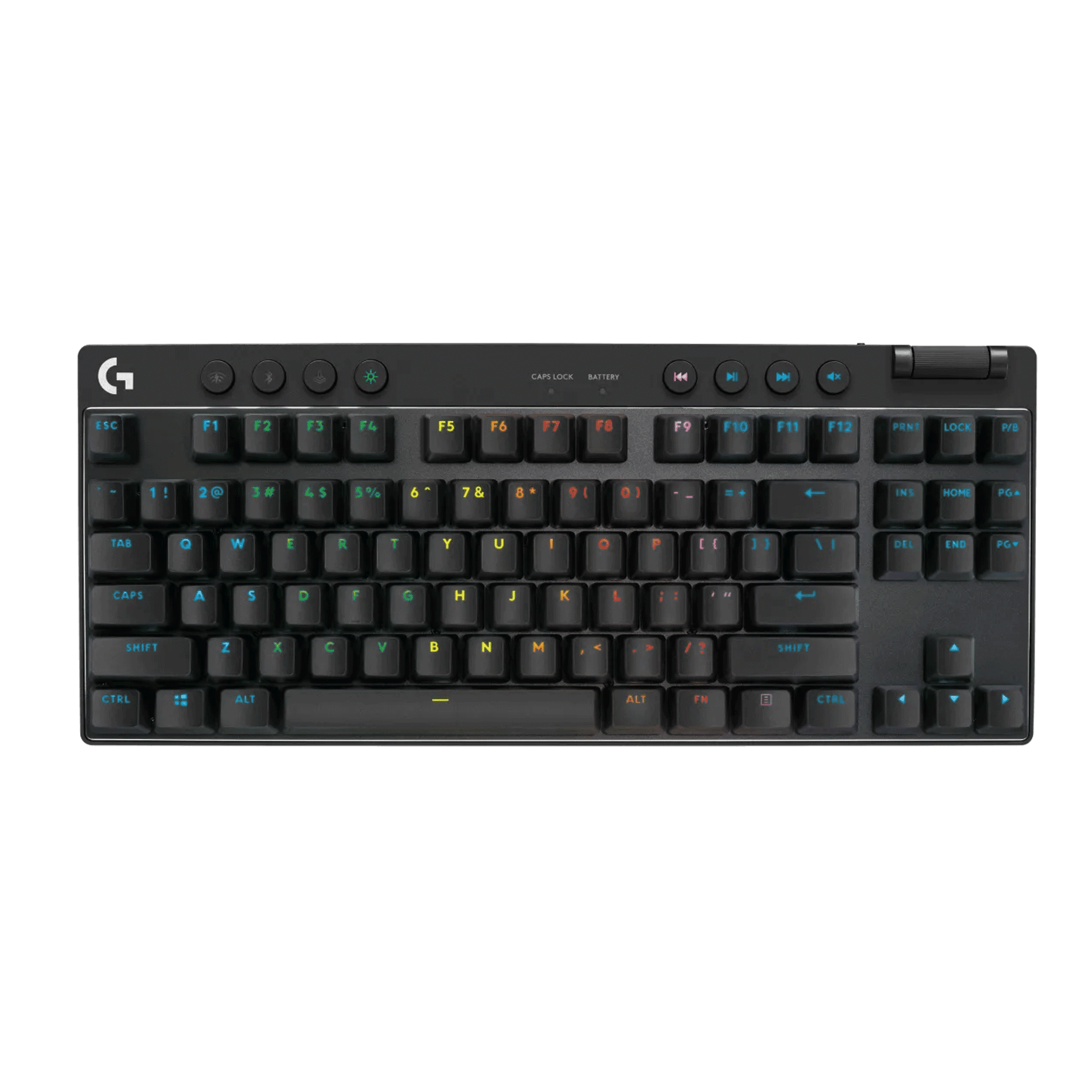 Bàn phím gaming Logitech Pro X TKL Lightspeed | Không dây, Màu Đen