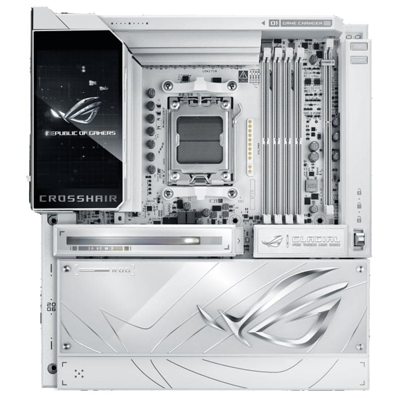 Mainboard ASUS ROG Crosshair X870E Glacial DDR5 | AM5, E-ATX, 4 khe RAM