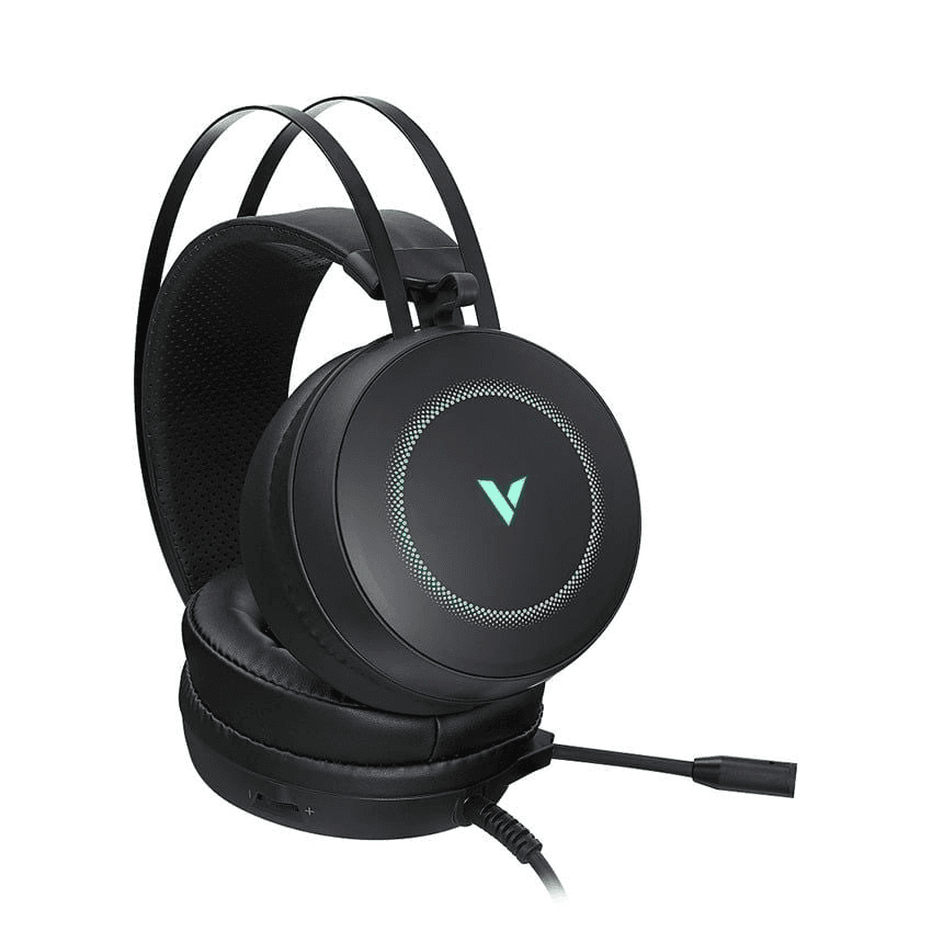 Tai nghe Gaming Rapoo VH160S Black Virtual 7.1 | USB, Over-ear, ENC, Đen