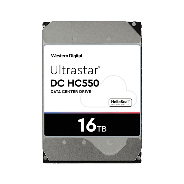 Ổ cứng HDD WD Ultrastar HC550 16TB (WUH721816ALE6L4) | SATA III, 3.5", 7200RPM