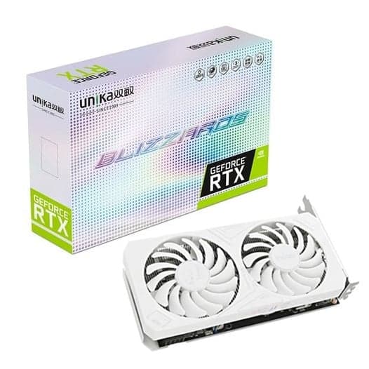 Card màn hình NVIDIA GeForce RTX 2060 Unika Blizzard | 6GB GDDR6, 1920 CUDA, 500W