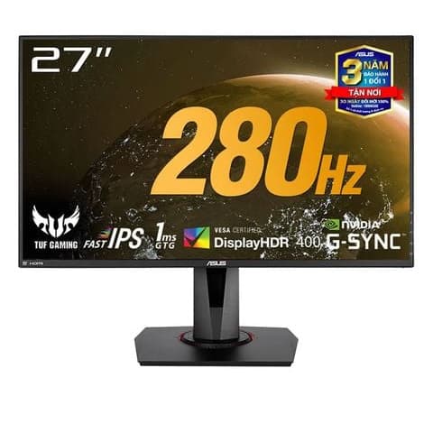 Màn hình Gaming Fps Asus Vg279Qm (27 inch/Fhd/Ips/280Hz/1Ms/ Chân Xoay Dọc). (E