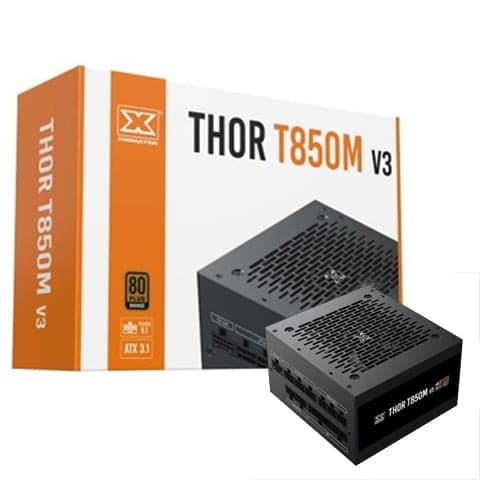 Nguồn máy tính XIGMATEK Thor T850M V3 850W 80 Plus Bronze | Full Modular, ATX