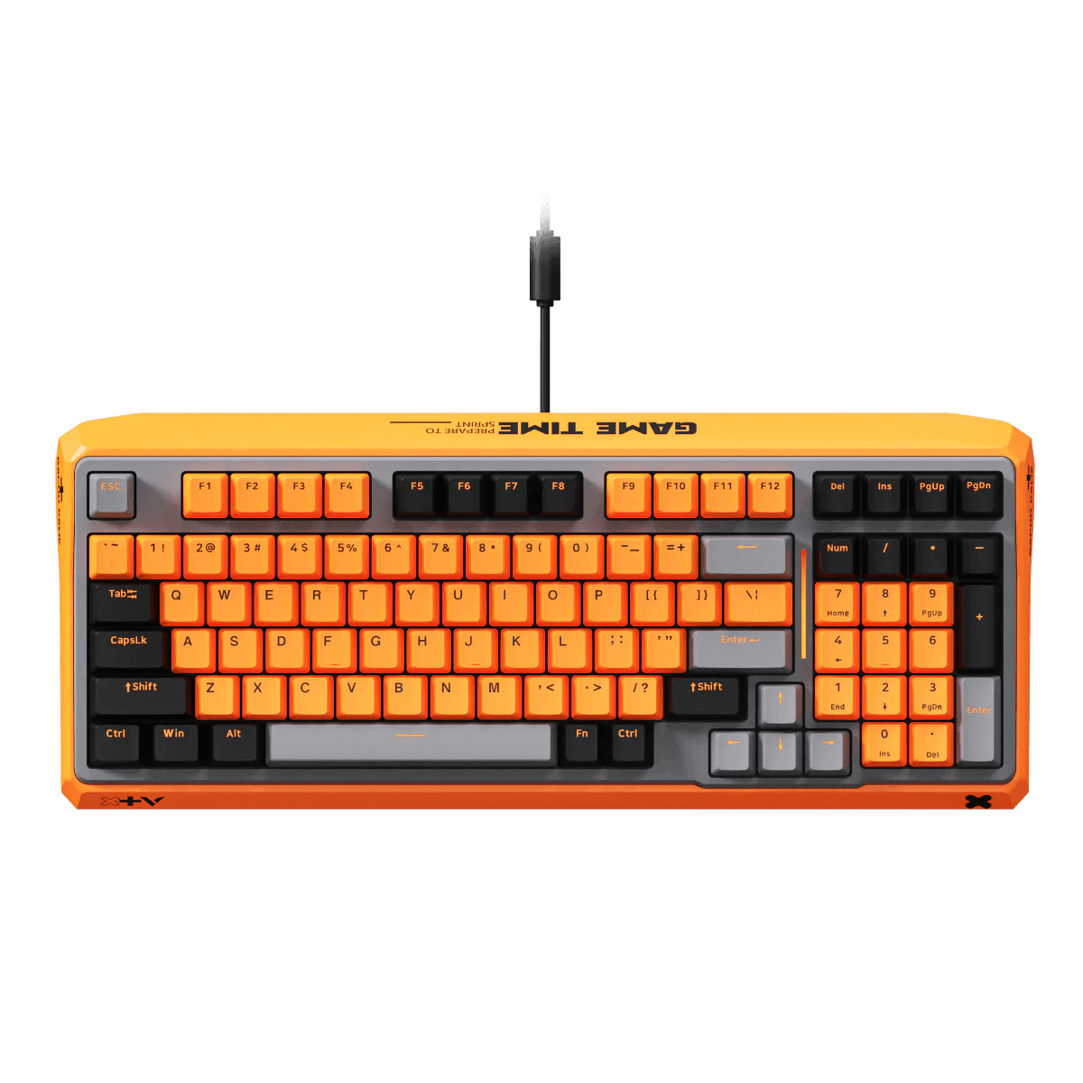 Bàn phím gaming Rapoo ESK750-98 | Orange Grey Black, Blue Switch