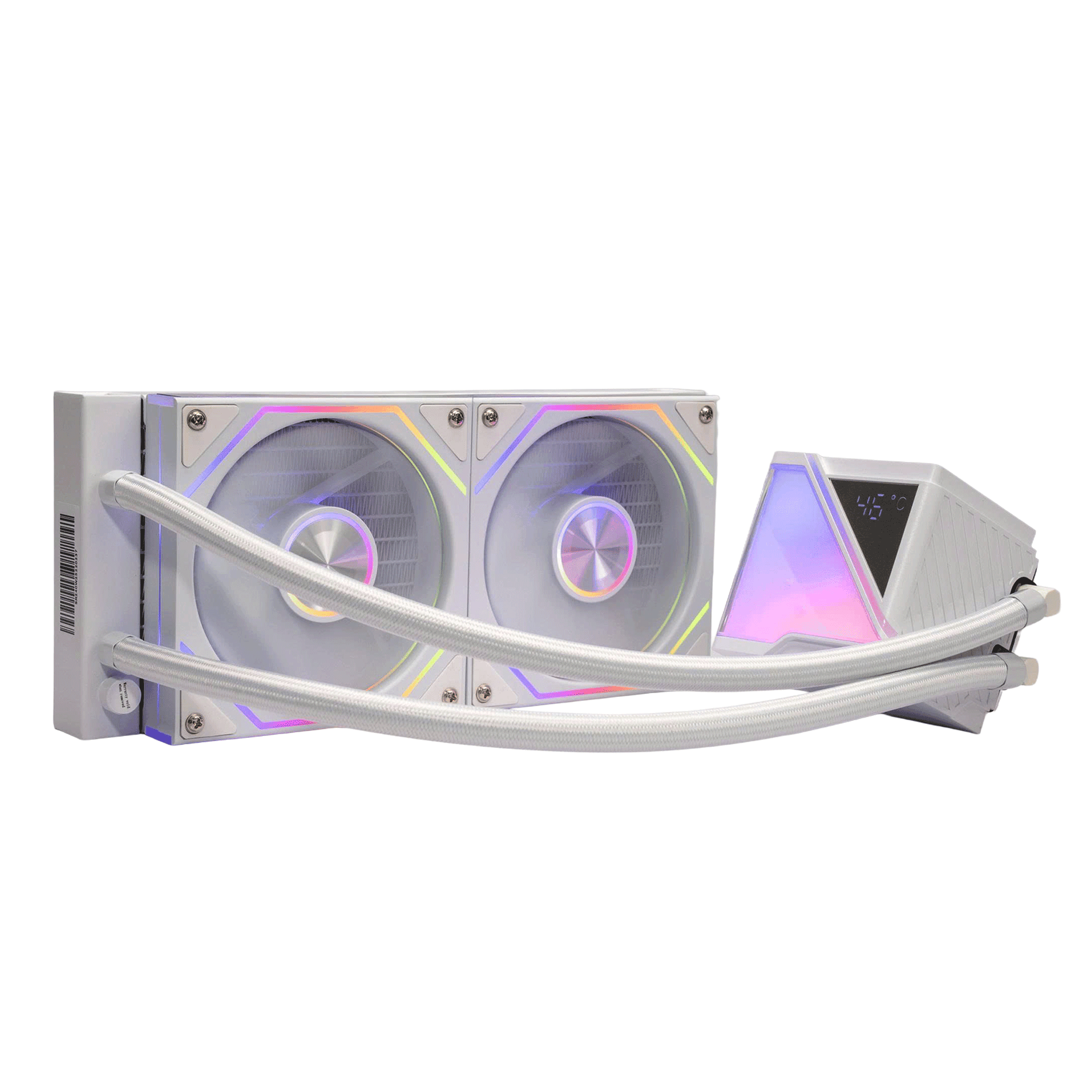 Tản nhiệt nước Leopard Stellar Realm 240 RS White | ARGB Display, Trắng