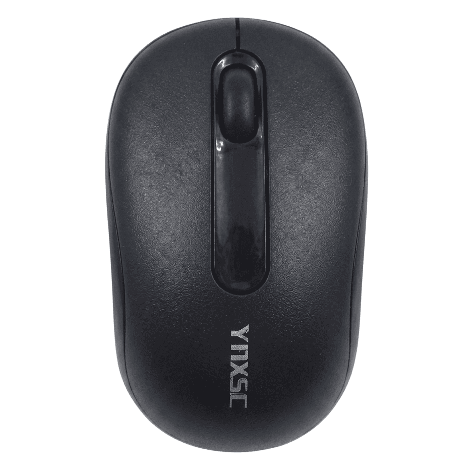 Chuột Gaming Ynxsc W108G Black | Không dây 2.4GHz, 1600 DPI, Ergonomic, Đen