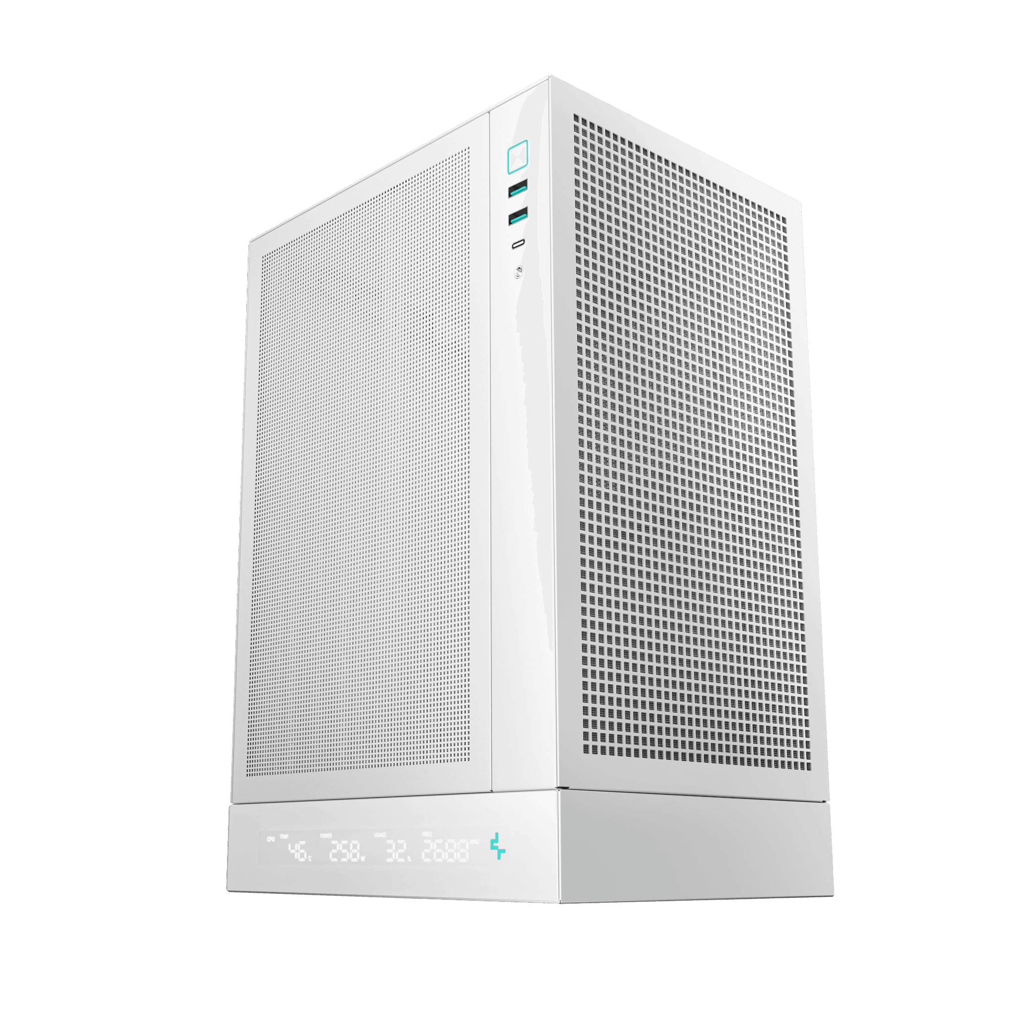 Thùng máy Deepcool CH170 Digital - White | Không kèm fan