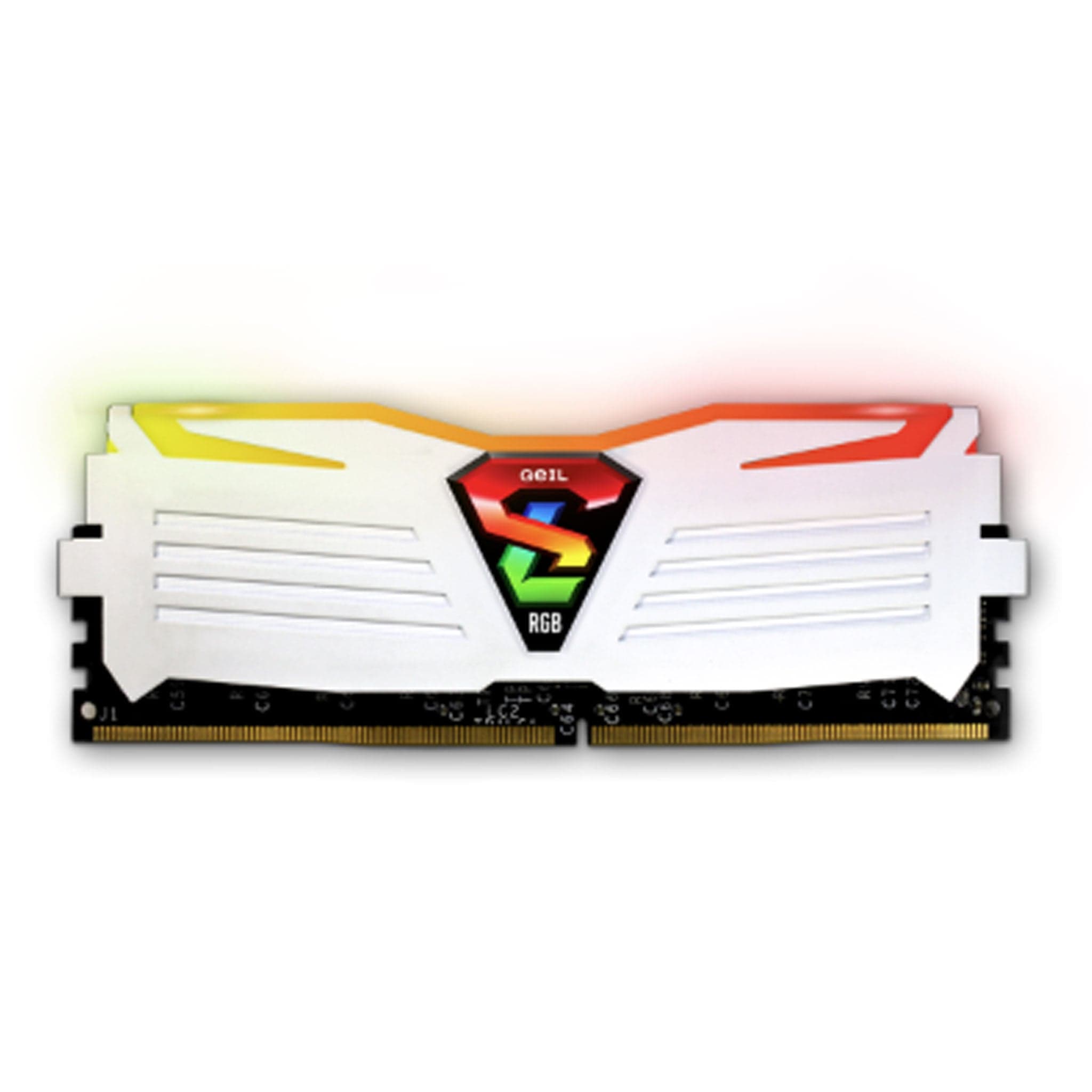 RAM PC GeIL Super Luce 8GB RGB DDR4 White | (1x8GB), 3200MHz, Intel/AMD GLWS48GB3200C16BSC