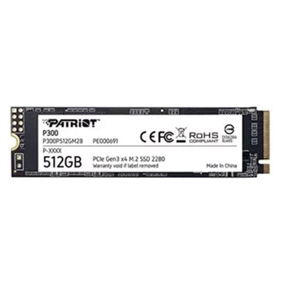 Ổ cứng SSD Patriot P300 512GB | PCIe Gen3 x4 NVMe, M.2 2280 (P300P512GM28)