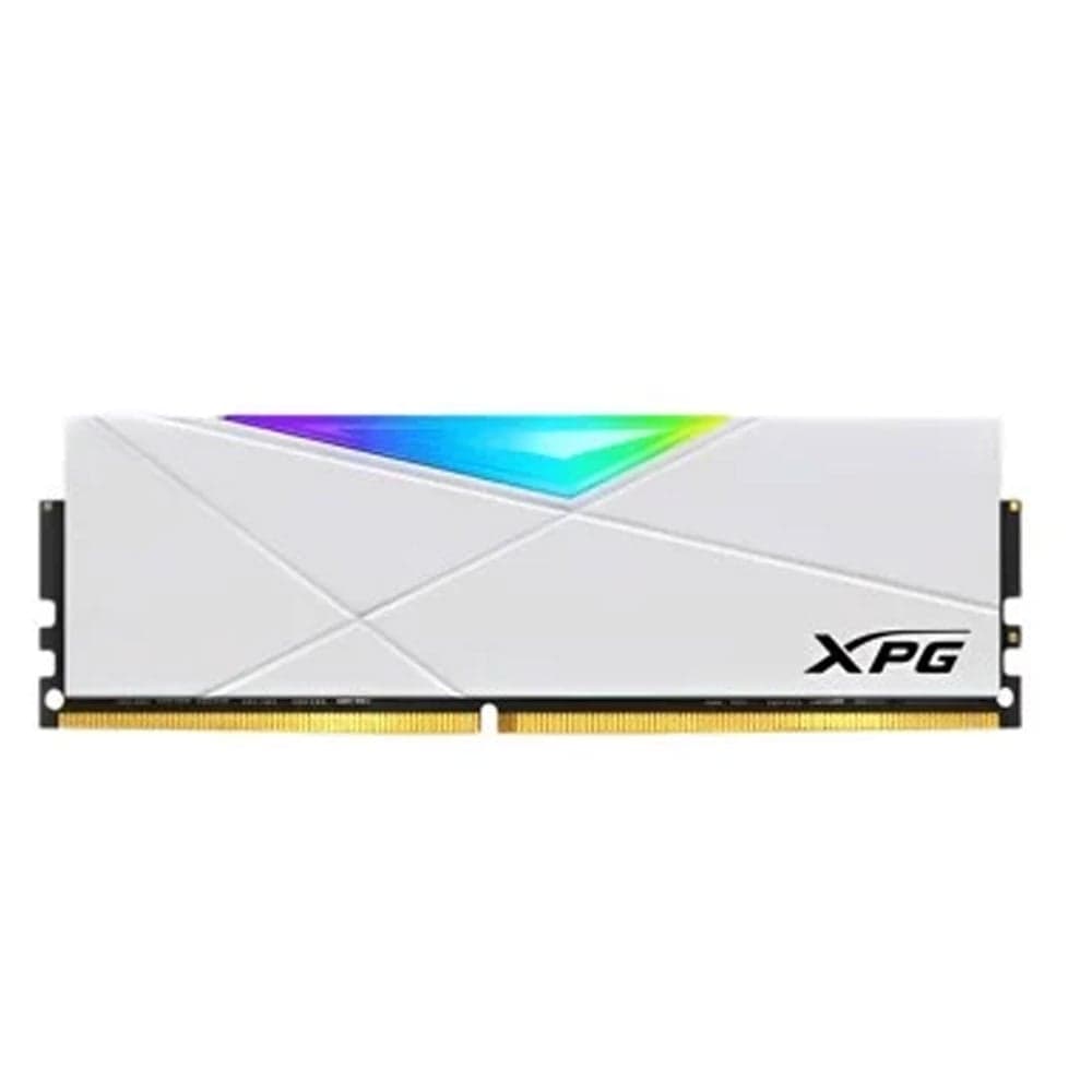 RAM PC XPG Spectrix D50 8GB RGB DDR4 White | (1x8GB), 3200MHz, Intel/AMD