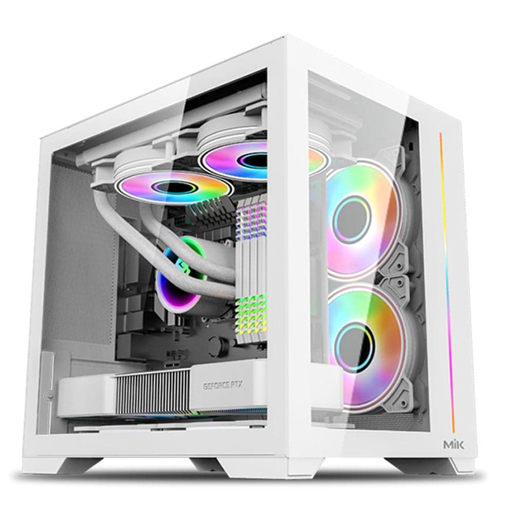 Thùng máy MIK LV12 MINI ELITE - White