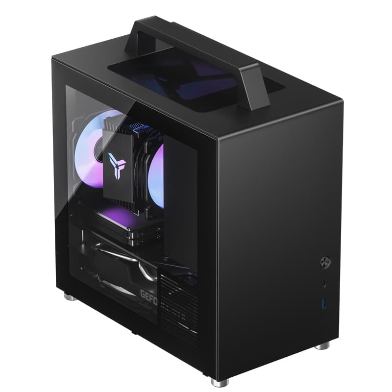 Thùng máy Jonsbo T8 Plus Black | Mini-ITX, PSU ATX