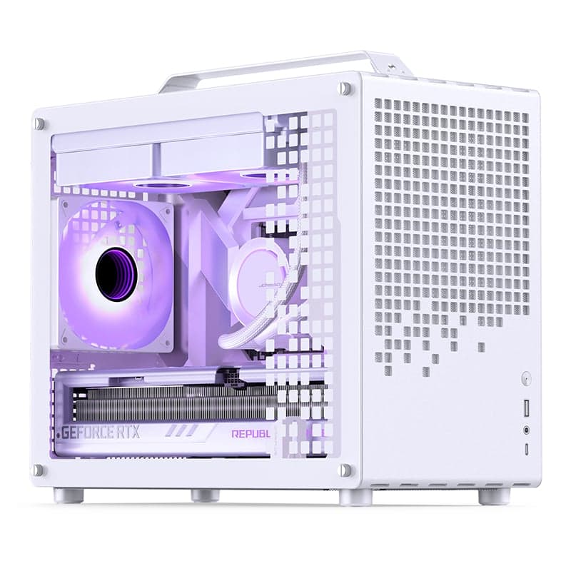 Thùng máy Jonsbo Z20 Micro ATX - White | Có tay cầm