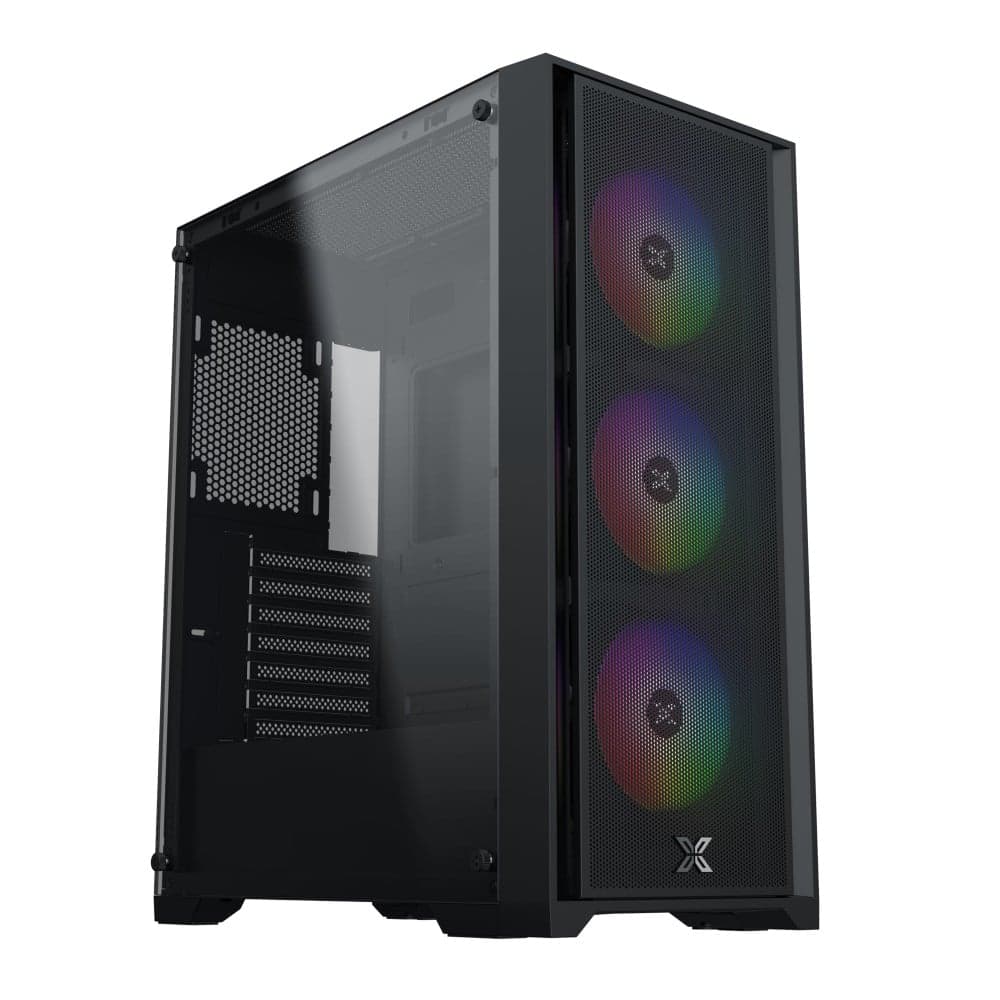 Thùng máy Xigmatek Gaming X II 3F - Black | Kèm sẵn 3 fan RGB Fixed (EN42355)
