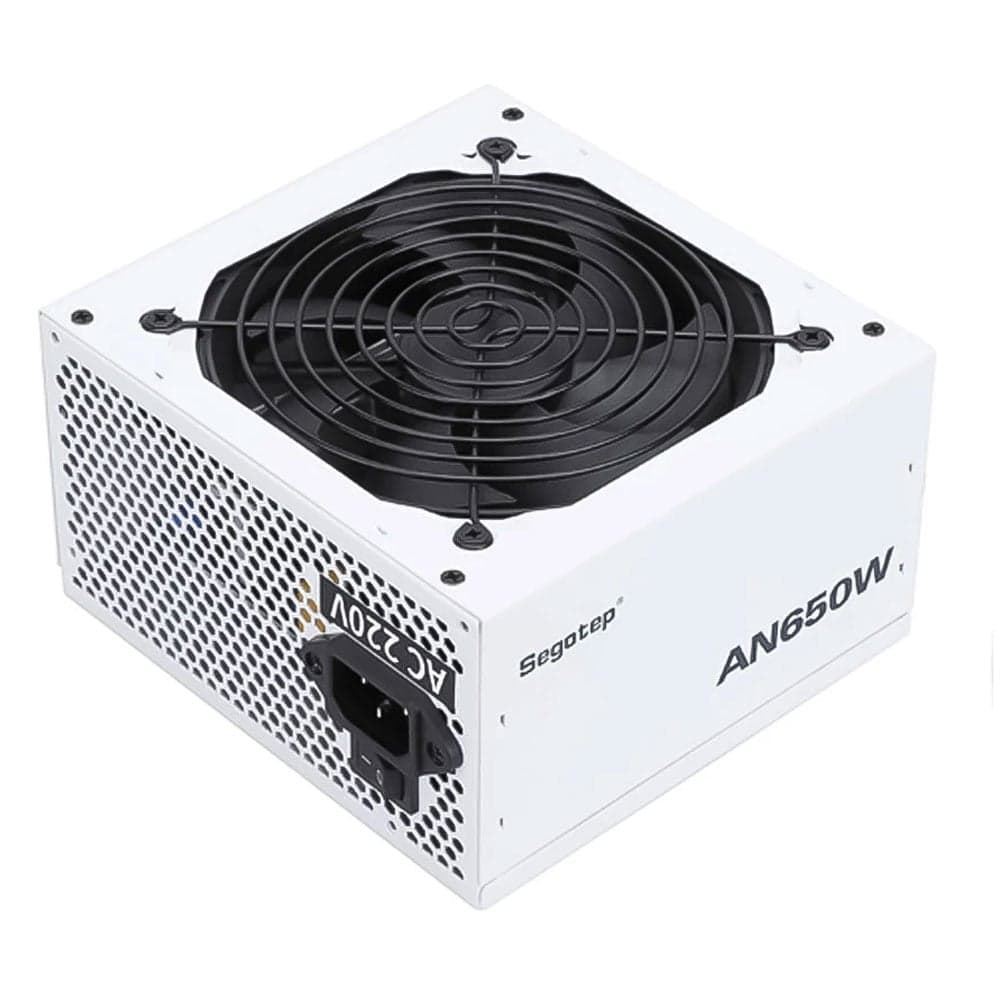 Nguồn máy tính Segotep An650W 80 Plus Standard - Trắng | Non Modular, ATX