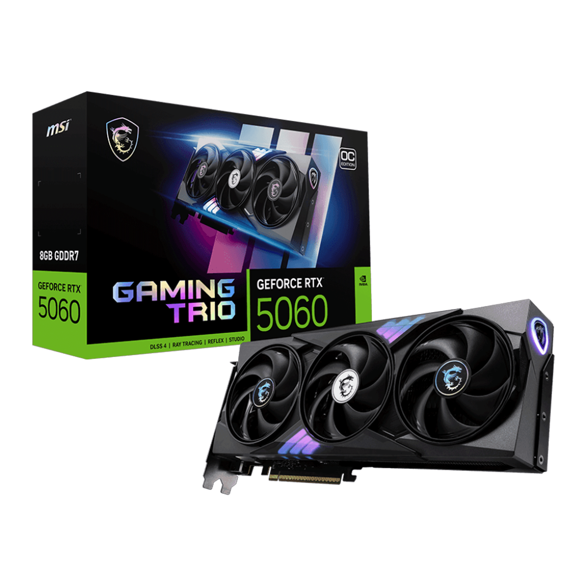 Card màn hình MSI GeForce RTX™ 5060 8G GAMING TRIO OC