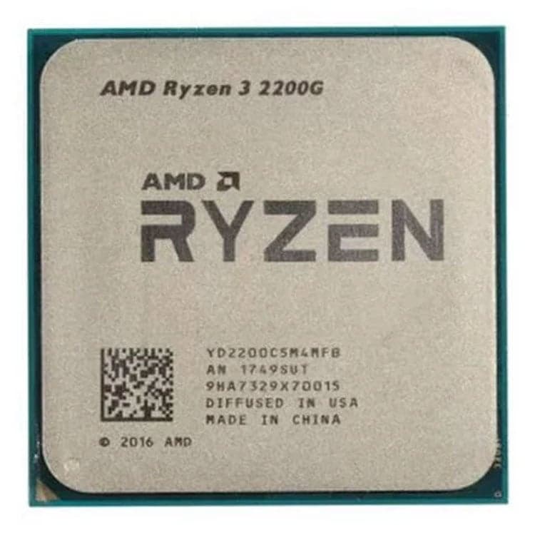 CPU AMD RYZEN 3 2200G (3.5GHz Up to 3.7GHz, AM4, 4 Cores 4 Threads) Tray New