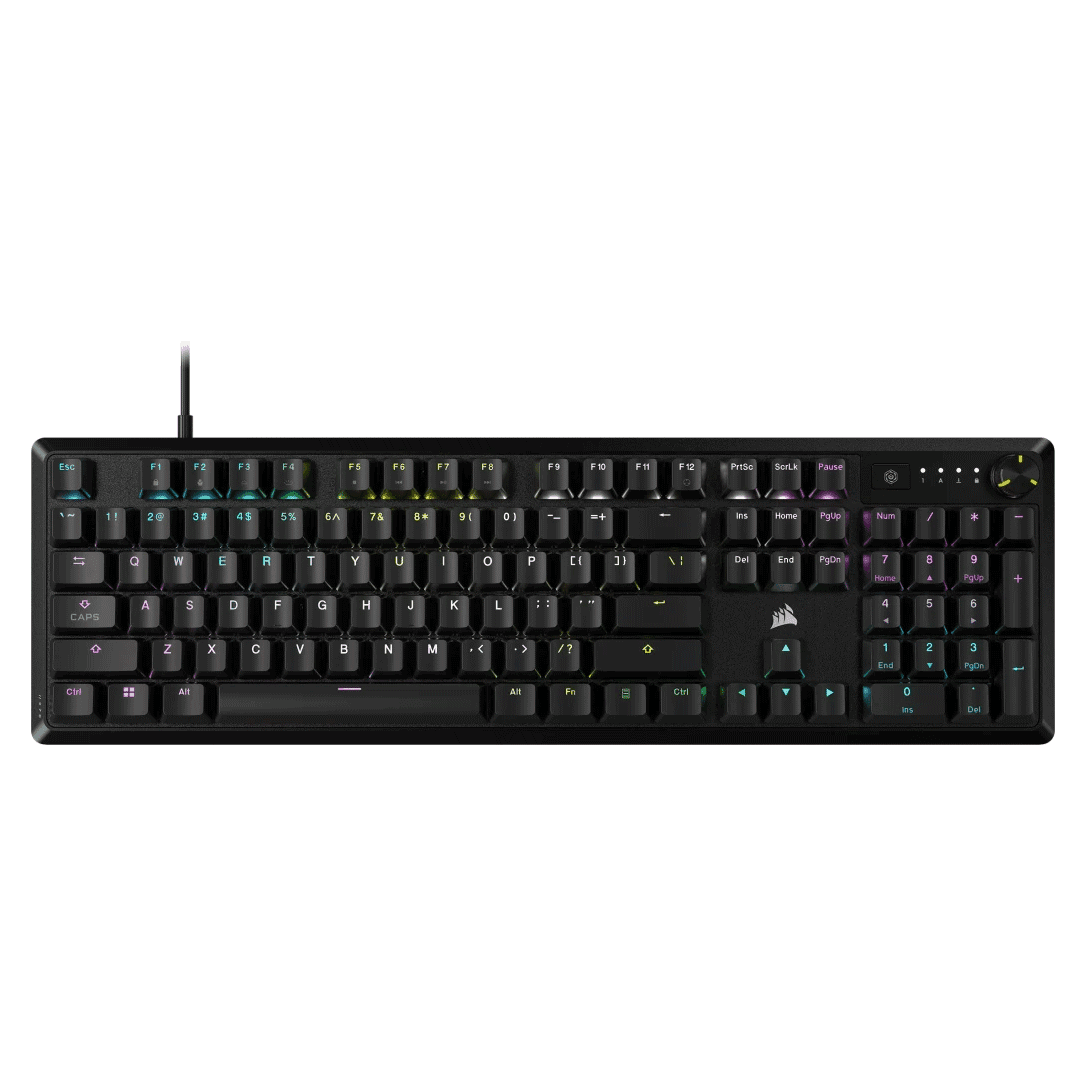 Bàn phím cơ gaming Corsair K70 CORE | Có dây, Fullsize, Linear Switch, RGB, Black