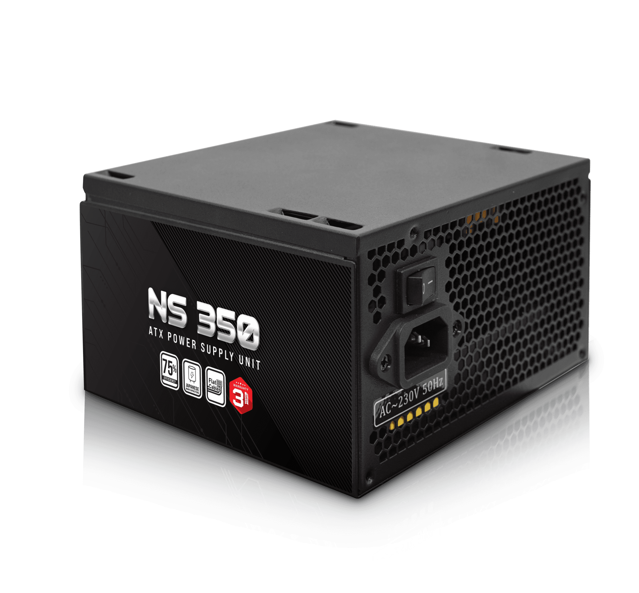Nguồn máy tính VSP NS350 Đen (M) | Non Modular, ATX