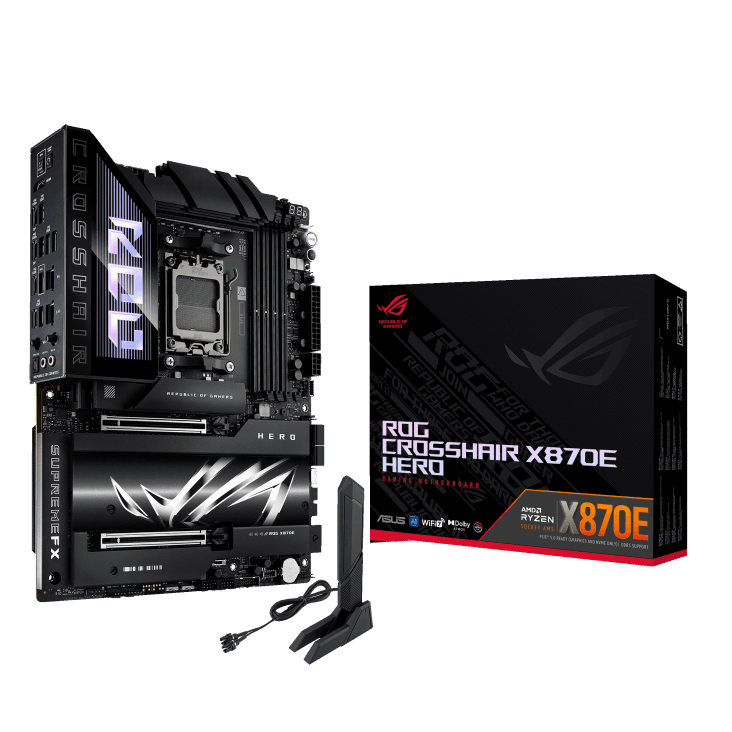 Mainboard ASUS ROG Crosshair X870E Hero DDR5 | AM5, E-ATX, 4 khe RAM