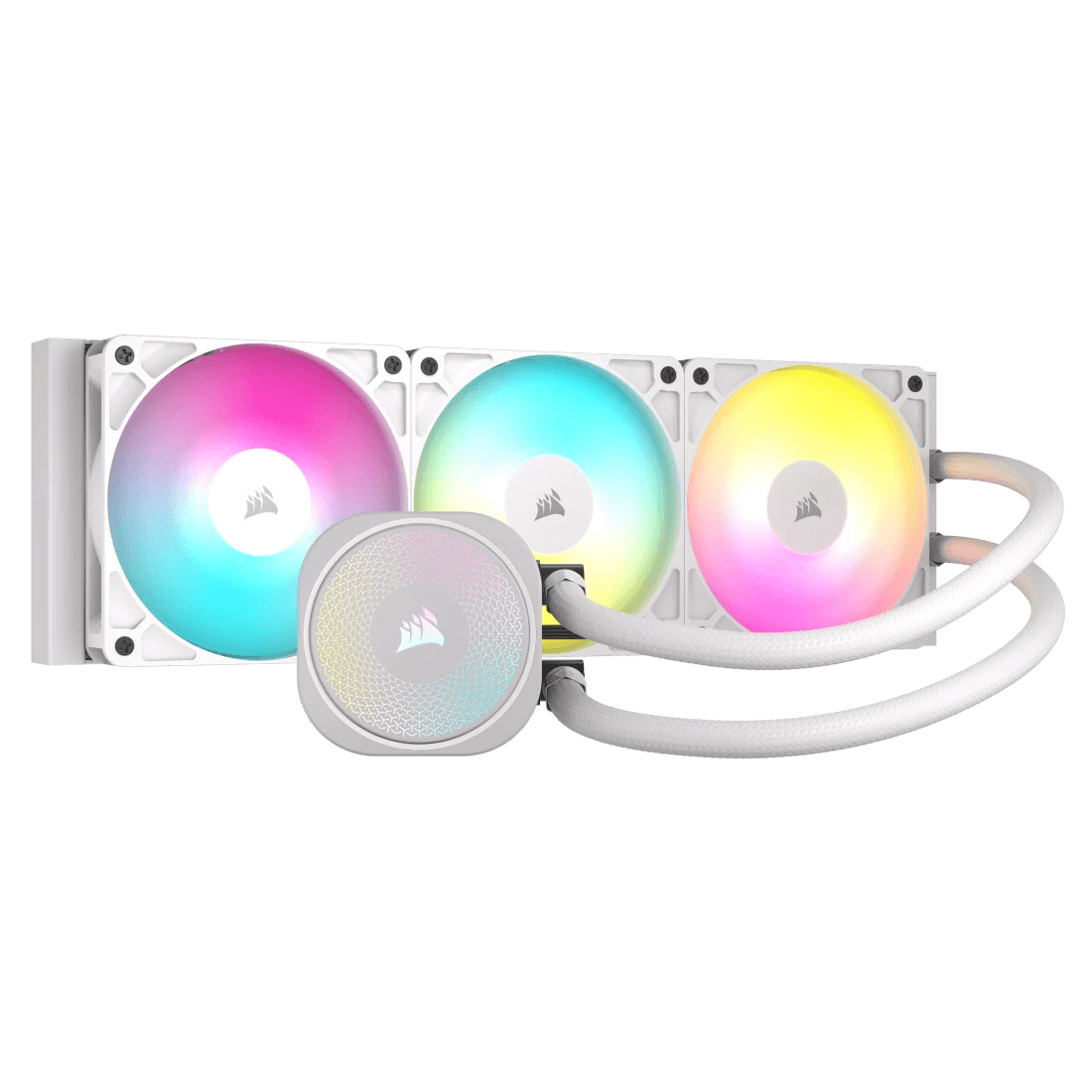 Tản nhiệt nước Corsair Nautilus 360 RS White | ARGB, Trắng