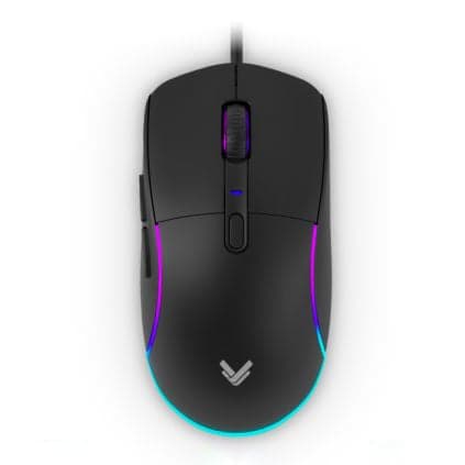 Chuột gaming VSP VM501 | Có dây, 7200 DPI, 115g, RGB, Đen