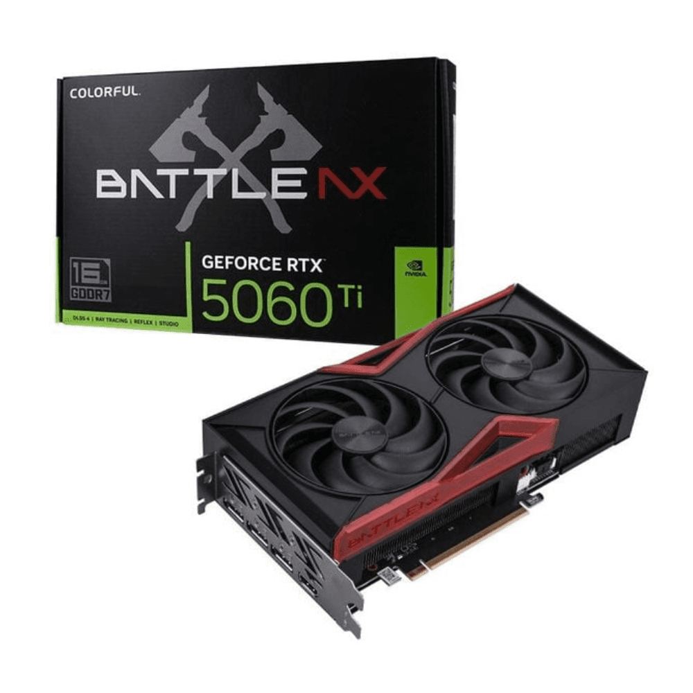 Card màn hình NVIDIA GeForce RTX 5060 Ti Colorful Battle AX Duo | 16GB GDDR7, 4608 CUDA, 600W