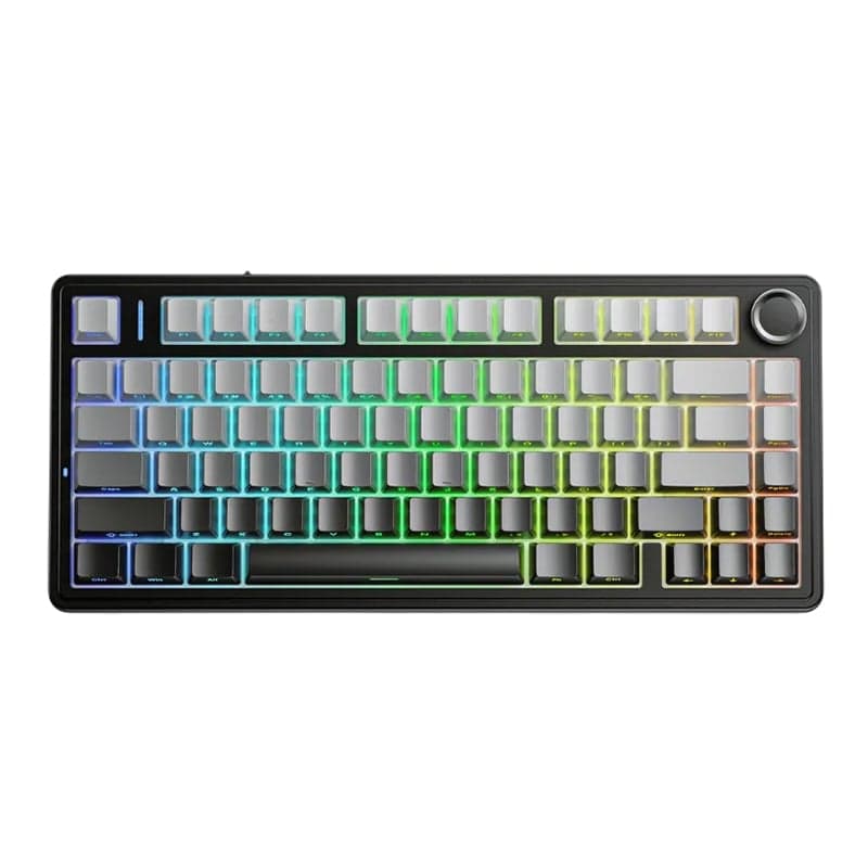 Bàn phím cơ gaming AULA F75 Xám Đen Gradient | 3 Mode, Reaper Switch, RGB (NK)