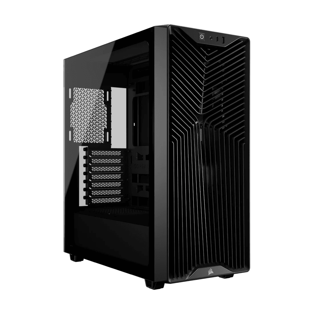 Thùng máy Corsair 3200D RS Mid-Tower (Sẵn 3 Fan Không LED) (CC-9011334-WW) | ATX, Kính cường lực, Đen
