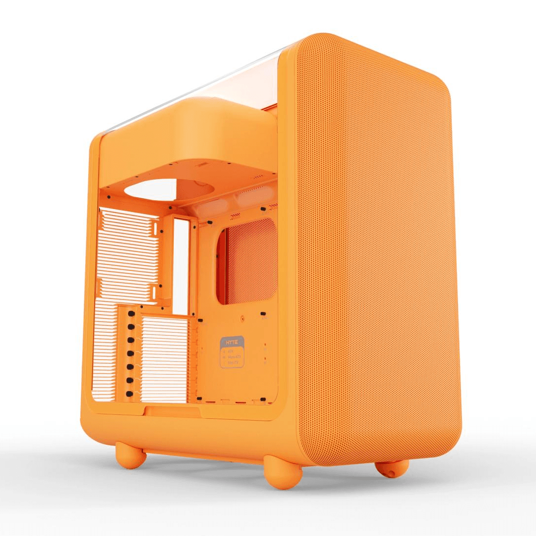 Thùng máy HYTE X50 Astral Orange (Chưa kèm Fan) | Mid-Tower, E-ATX, Kính cường lực, Cam
