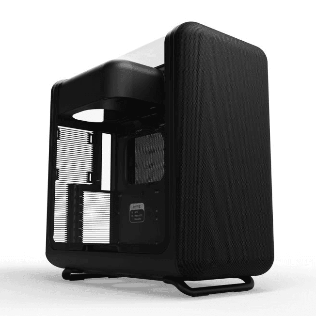 Thùng máy HYTE X50 Pitch Black (Chưa kèm Fan) | Mid-Tower, E-ATX, Kính cường lực, Đen