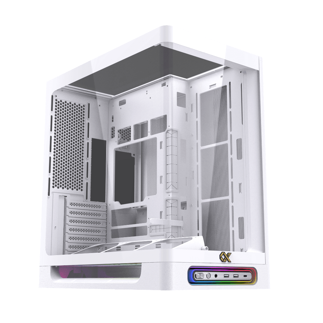 Thùng máy Xigmatek Heaven Arctic (EN49880) (Chưa kèm Fan) | F-ATX, Trắng