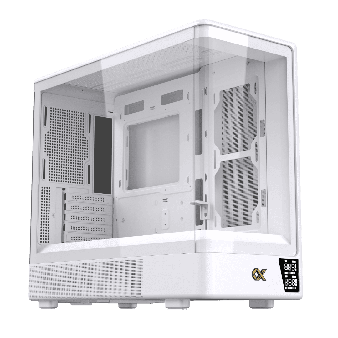 Thùng máy Xigmatek Moon ML DGT Arctic (EN49705) (Chưa kèm Fan) | M-ATX, Trắng