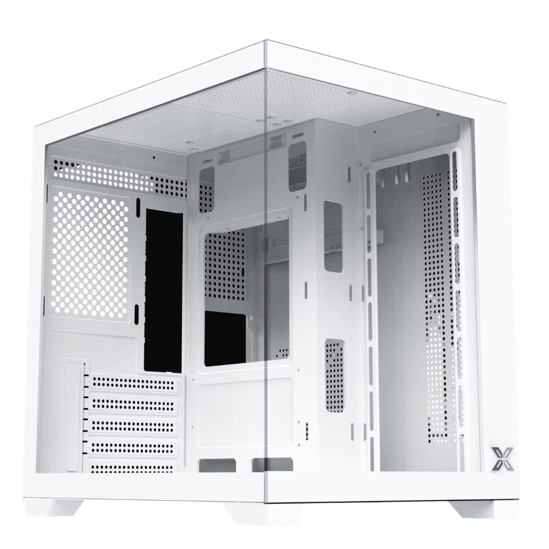 Thùng máy Xigmatek Aqua MS Arctic (EN90069) (Chưa kèm Fan) | M-ATX/ITX, Trắng