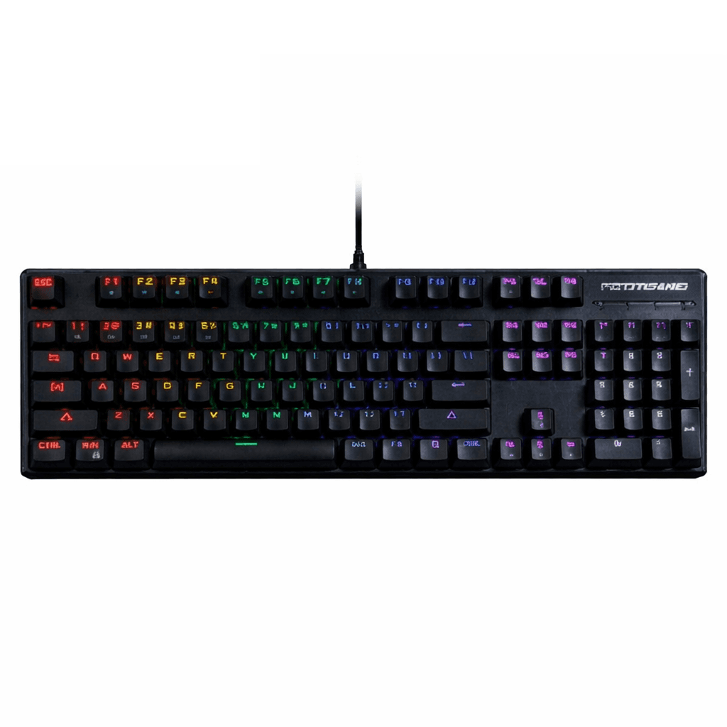 Bàn phím cơ gaming Motospeed WS1 | Có dây, Fullsize, Optical Switch, RGB Rainbow, Black