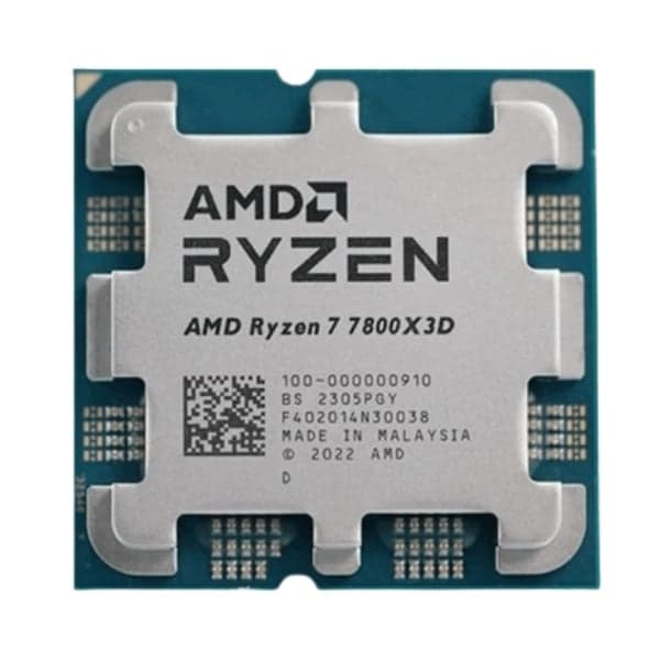 CPU AMD Ryzen 7 7800X 3D Tray - Nobox | AM5, 8 nhân/16 luồng, Max 5.0 GHz