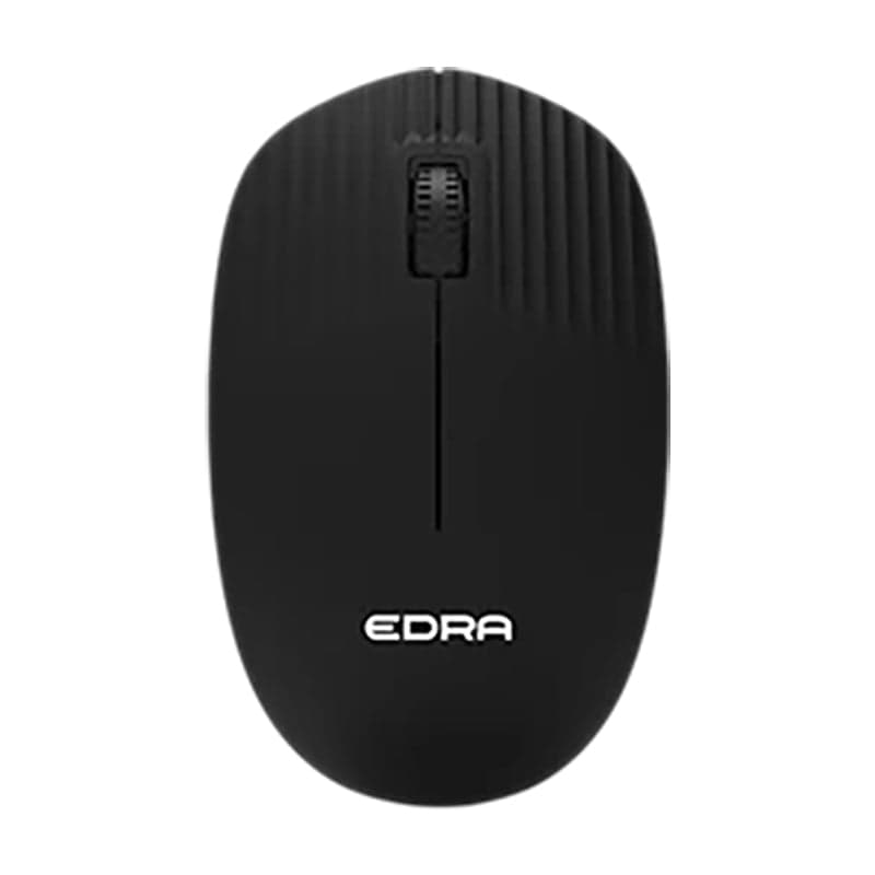 Chuột văn phòng EDRA EM608W | Wireless 2.4Ghz, 1000 DPI, 47g, Đen