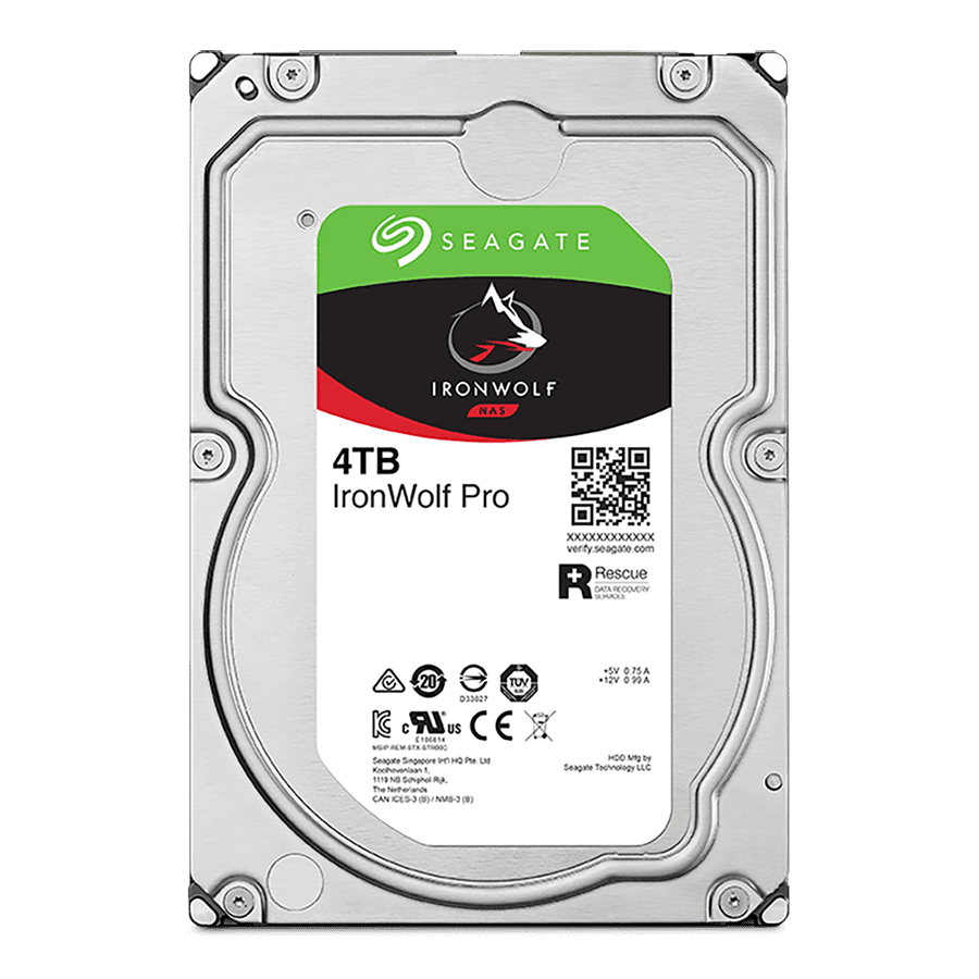 Ổ cứng HDD 4TB Seagate Ironwolf Pro NAS (ST4000NT001) | 7200RPM, 256MB Cache, CMR
