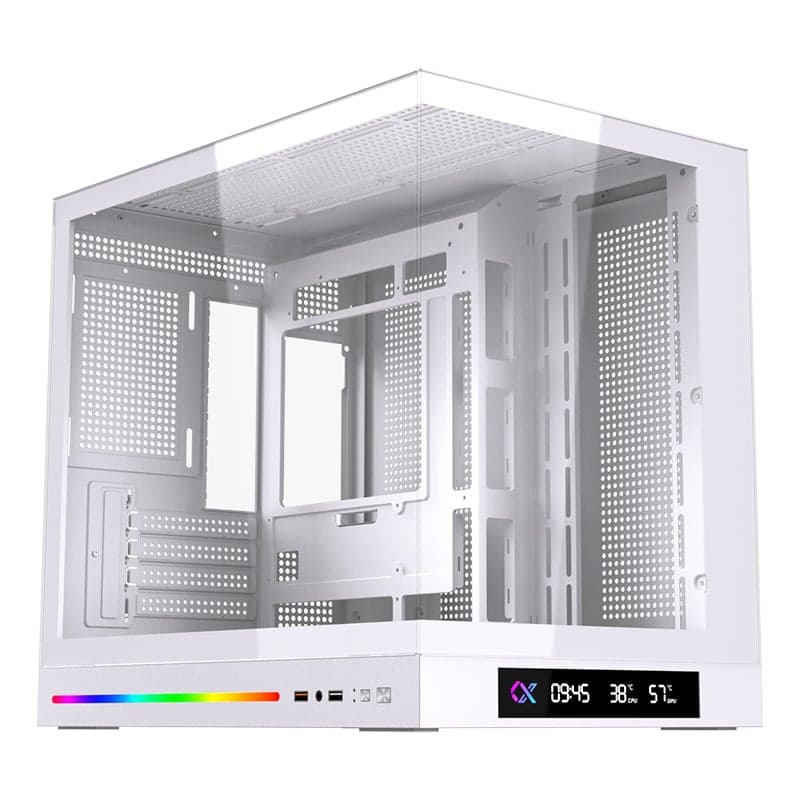 Thùng máy Xigmatek Cloud M DGT Artic (EN 49859) | M-ATX/Mini ITX, Không kèm fan, Trắng