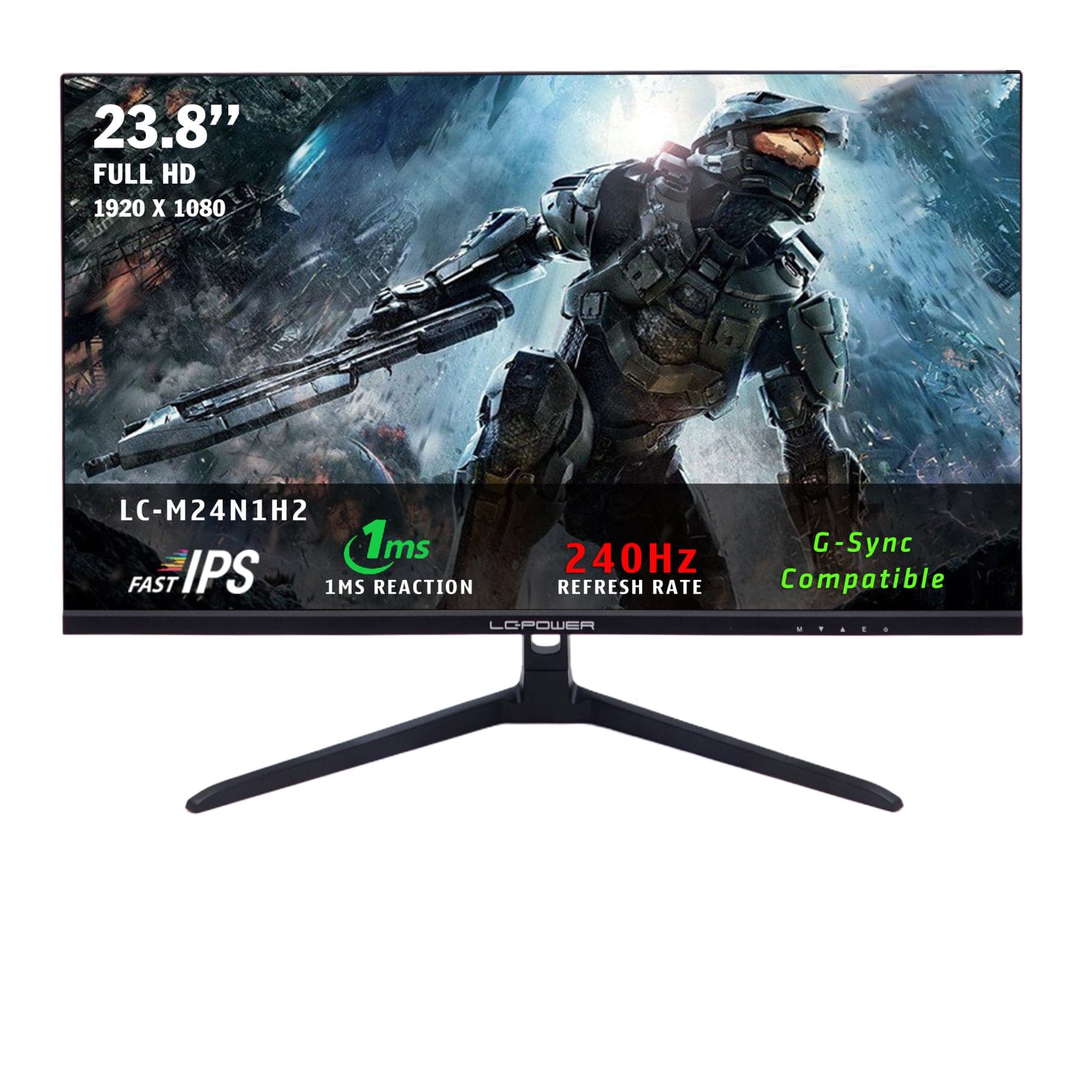 Màn hình Gaming LC-POWER LC-M24N1H2 | 24 inch, Full HD, 240Hz, IPS, 1ms