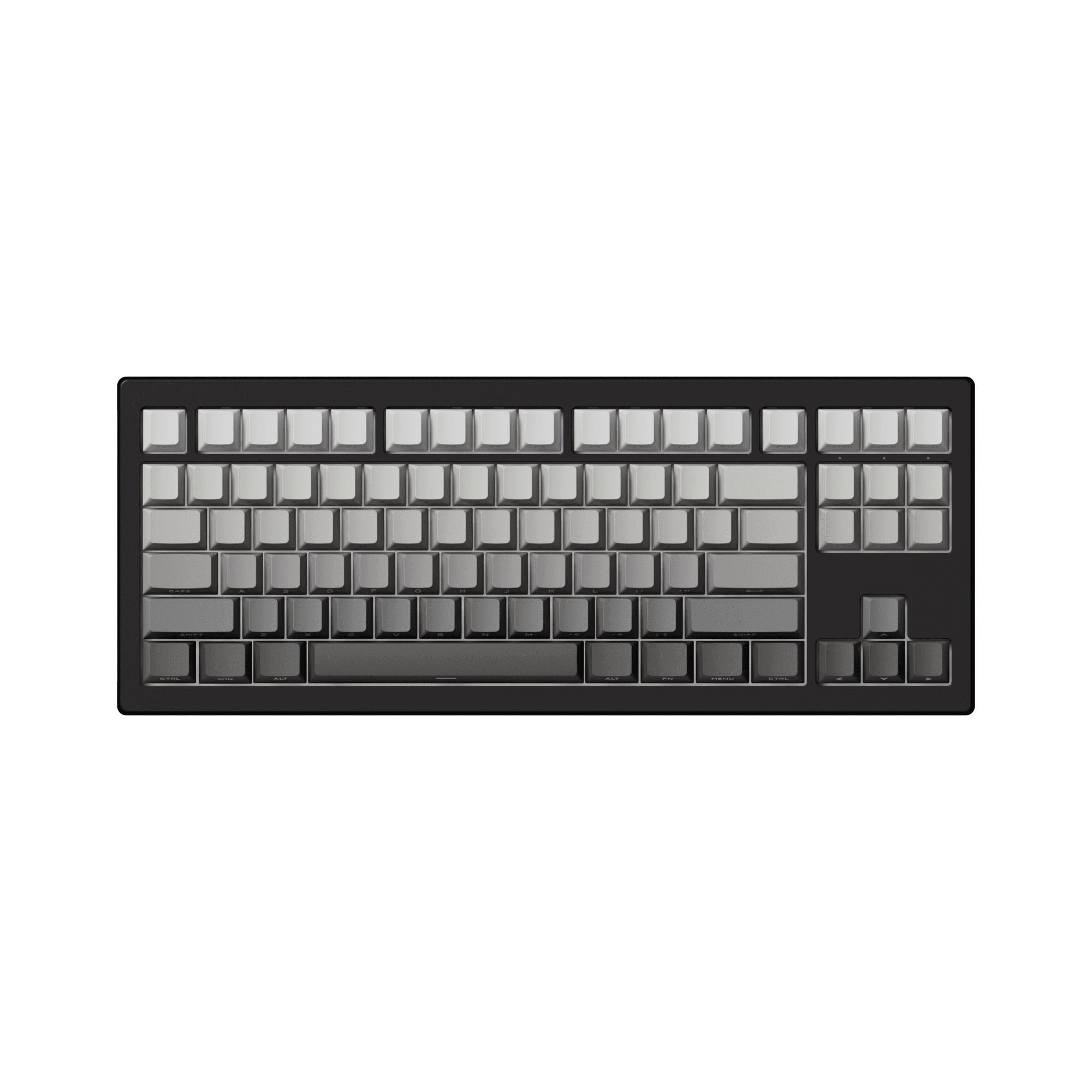 Bàn Phím Cơ Gaming Không Dây AKKO 5087 V3 Black & Gray Gradient | Akko Botany, 3 Mode, RGB, Hot Swap