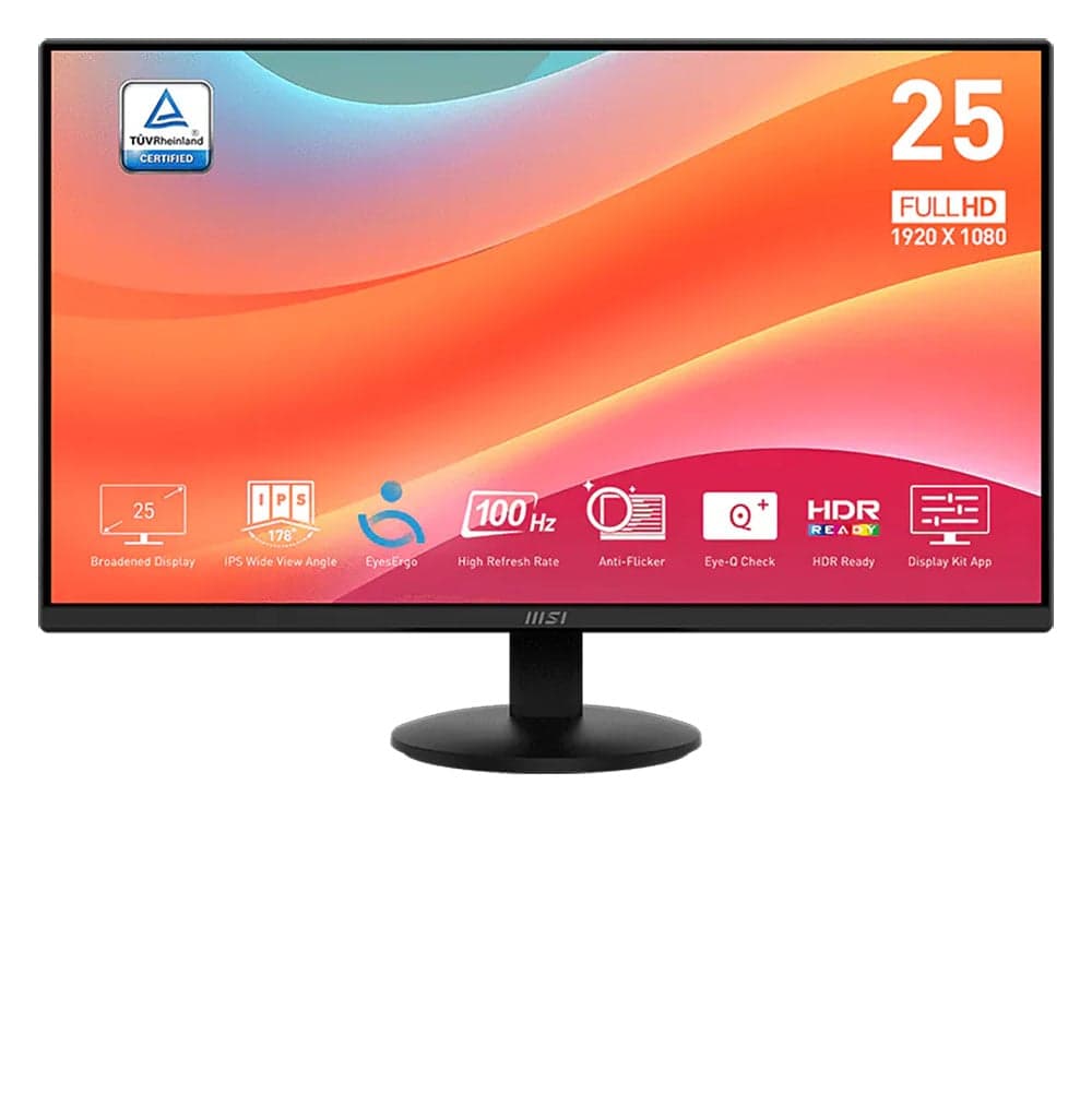 Màn hình văn phòng MSI PRO MP252L | 25 inch, Full HD, IPS, 100Hz, 1ms (MPRT)