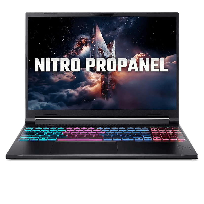 Laptop Gaming ACER Nitro ANV16S-61-R7KQ (NH.QXPSV.001) | Ryzen AI 5 340, 16GB DDR5, SSD 512GB NVMe, 16" FHD+ IPS 180Hz, RTX 5060 8GB, W11, Đen